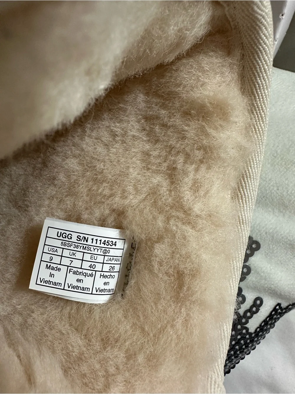 UGG Kids Cream Mid-Calf Logo Winter Boots